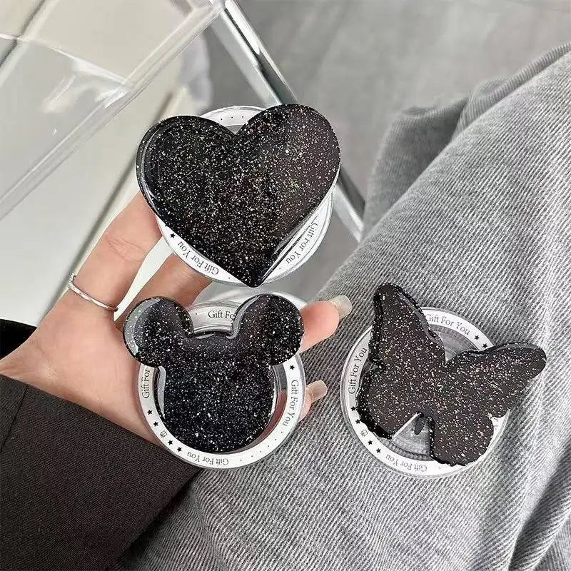INS Cool Heart Butterfly Magnetic Griptok Bracket for Magsafe Phone Holder  Accessories Folding Holder Stand Socket