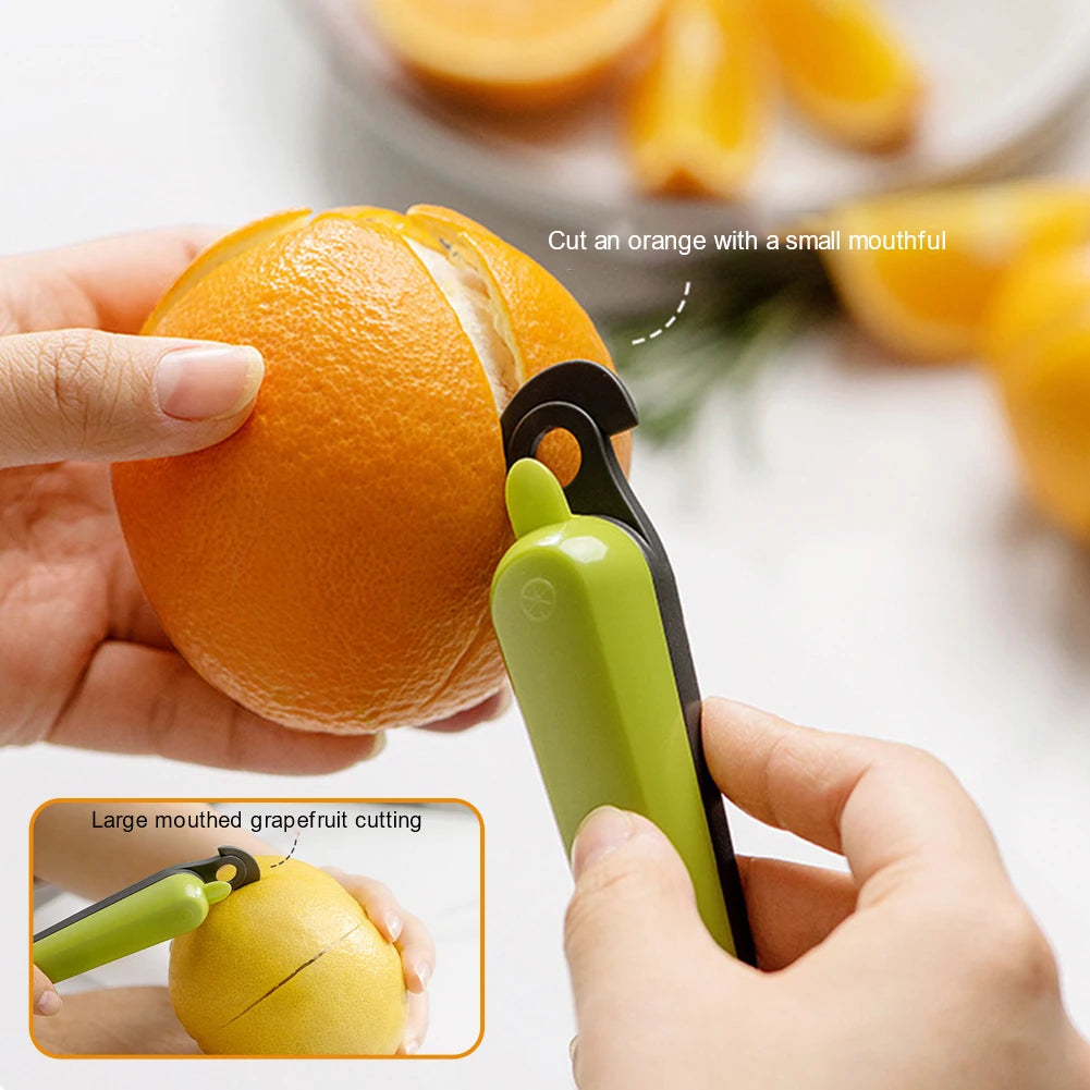 Orange Peeler Stripper Orange Device Peeling Knife Multifunctional Grapefruit Lemon Orange Cutter Kitchen Fruit Vegetable Tools