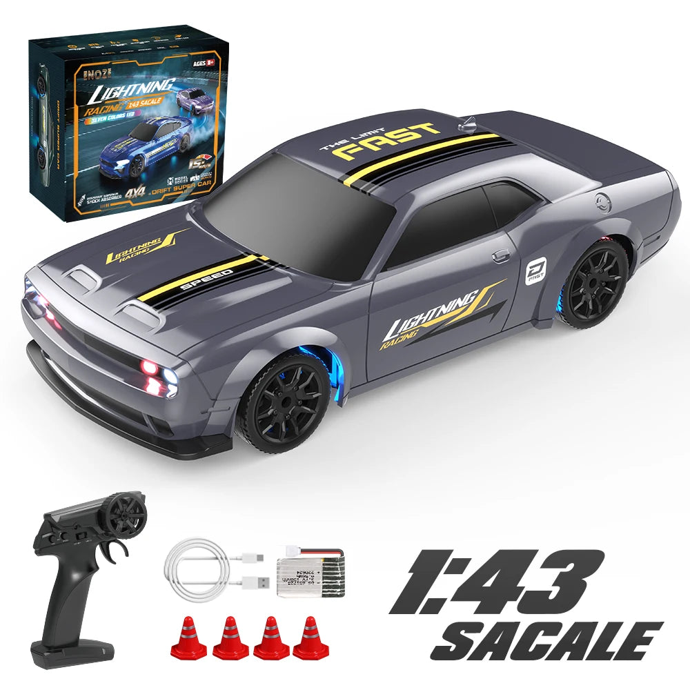 1:43 4WD RC Drift Car 2.4G High Speed Four Wheel Drive Remote Control Mini Racing Car Models for Boys Gifts