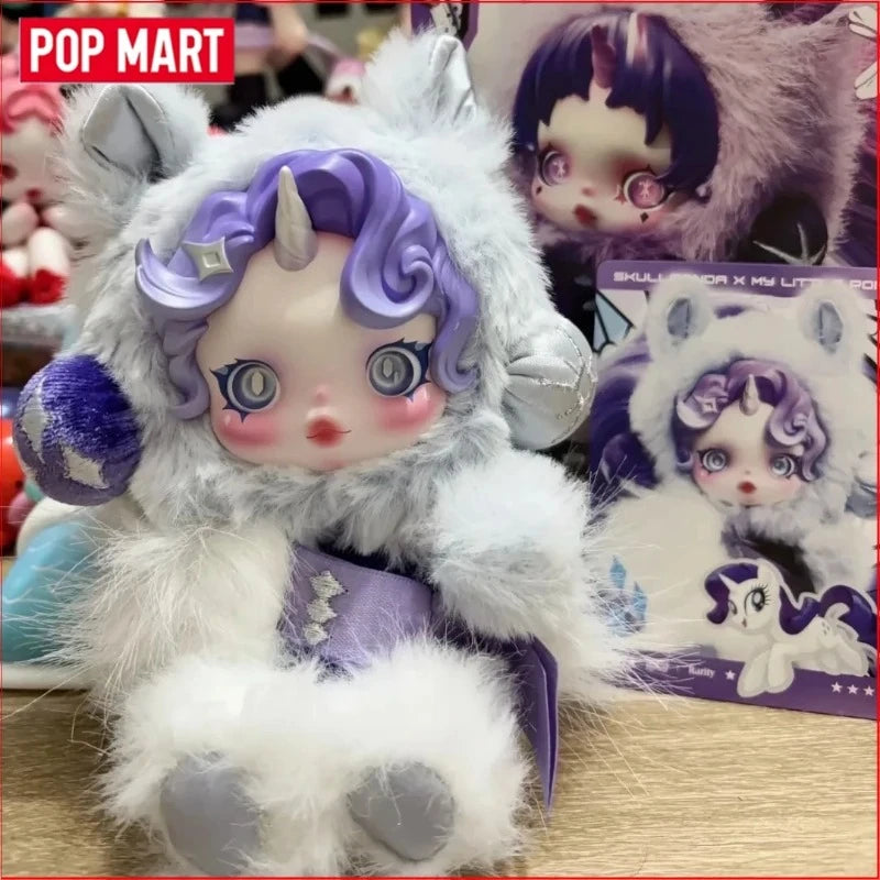 Genuine  SKULLPANDA X My Little Pony Horse Have a Good Run Series Plush Doll Pendant Mystery Box Genuine Blind Box Toys