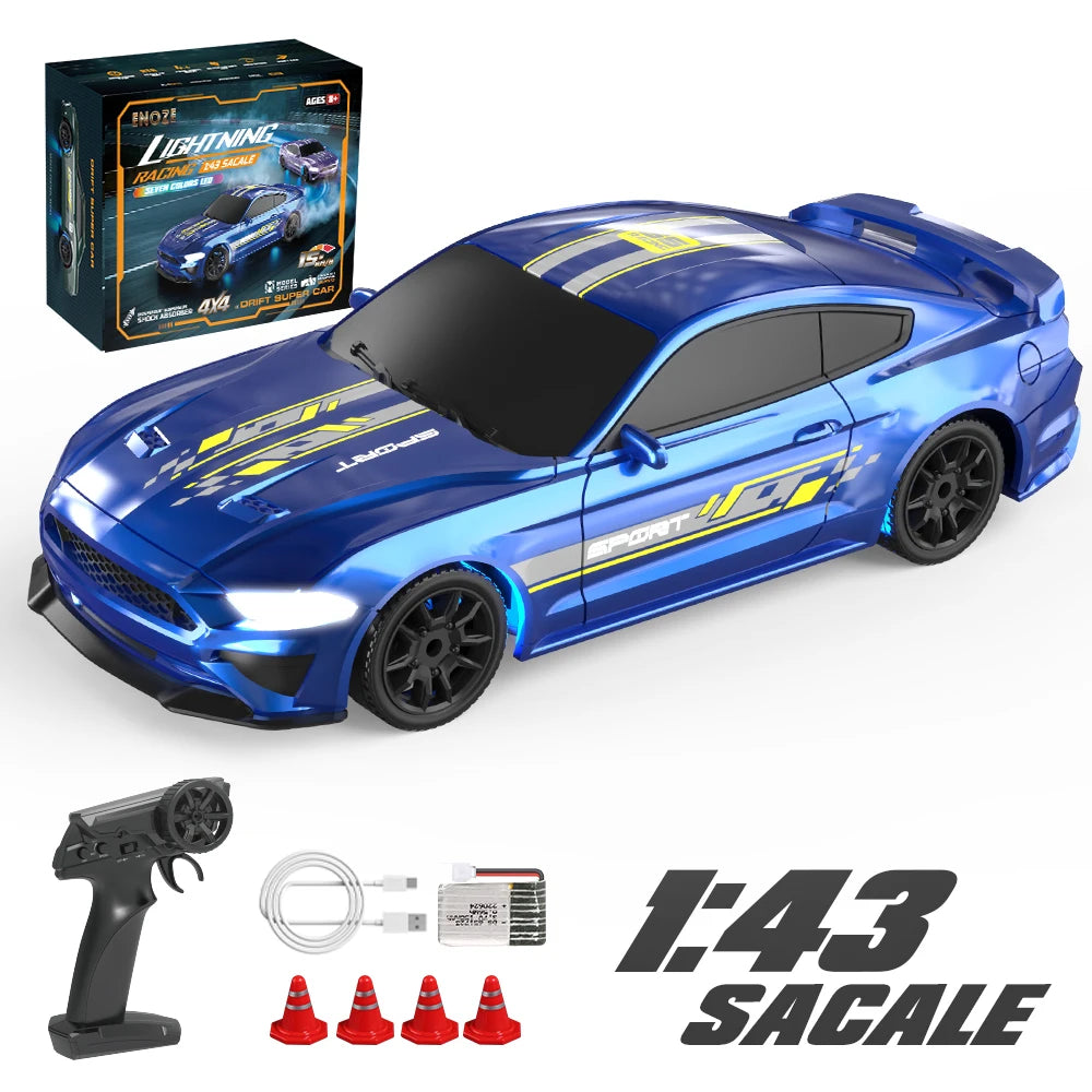 1:43 4WD RC Drift Car 2.4G High Speed Four Wheel Drive Remote Control Mini Racing Car Models for Boys Gifts