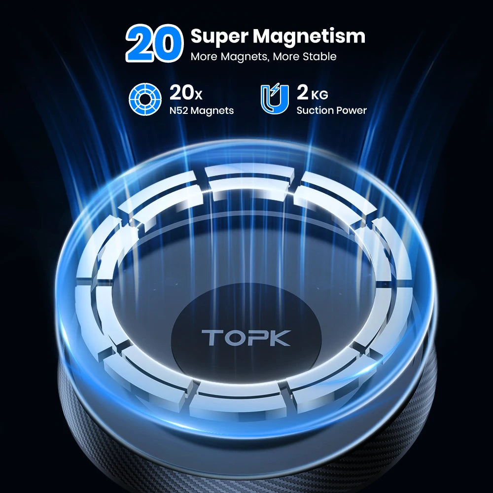 for Magsafe Car Phone Mount, Strong Magnet 360° Rotation Magnetic Phone Holder for Car Fit for Iphone 15 14 Mag Safe Case