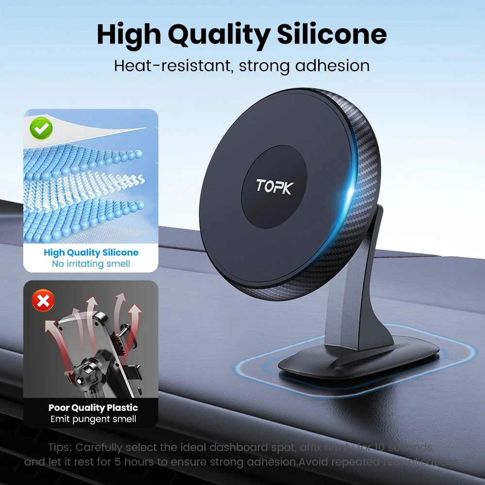 for Magsafe Car Phone Mount, Strong Magnet 360° Rotation Magnetic Phone Holder for Car Fit for Iphone 15 14 Mag Safe Case