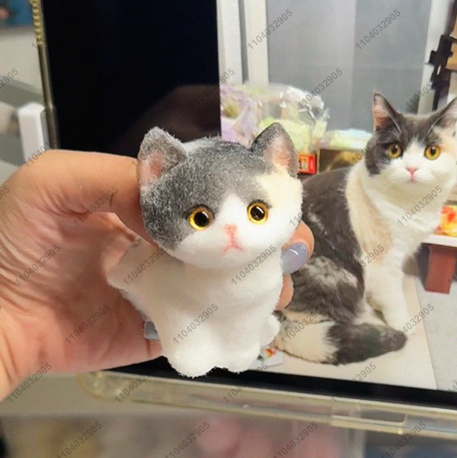 Kitty Taba Squishy Soft Cat Fidget Toy ASMR Cute Animal Squeeze Toy anti Stress Funny Toys for Children Christmas Party Gift