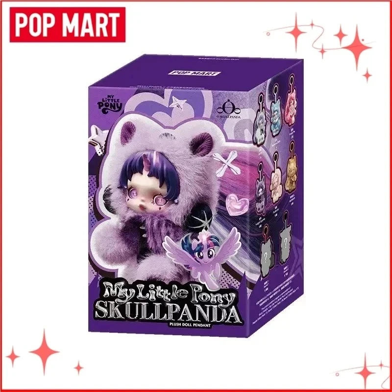 Genuine  SKULLPANDA X My Little Pony Horse Have a Good Run Series Plush Doll Pendant Mystery Box Genuine Blind Box Toys