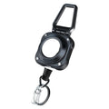 Metal Retractable Rope Keychain for Airtag Holder Protective Cover Bracket for Air Tag Tracker Key Wallet Bag Luagge Anti-Loss