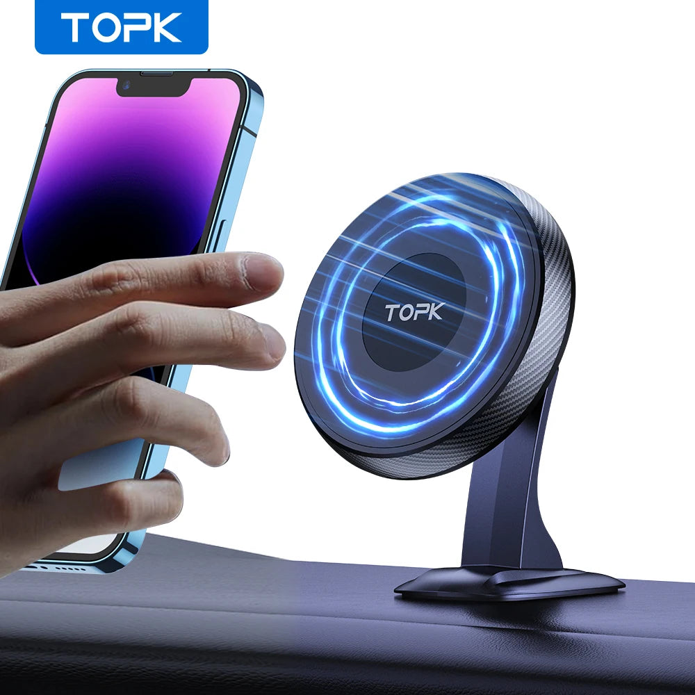 for Magsafe Car Phone Mount, Strong Magnet 360° Rotation Magnetic Phone Holder for Car Fit for Iphone 15 14 Mag Safe Case