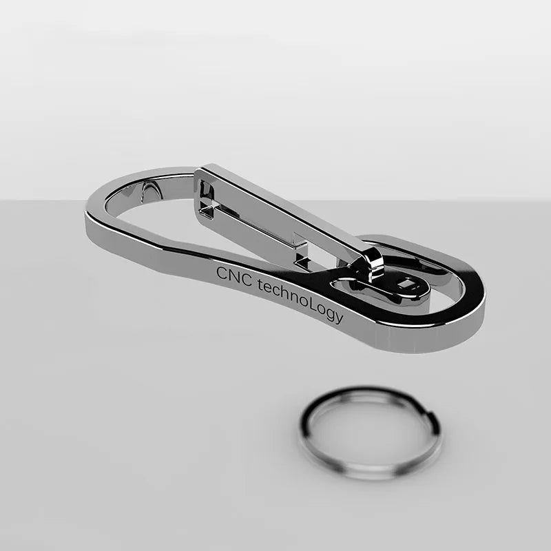 Stainless Steel Key Chain Men EDC Lightweight 316L Keychain Hanging Buckle Key Rings Quickdraw Tool High Quality Carbine Y94