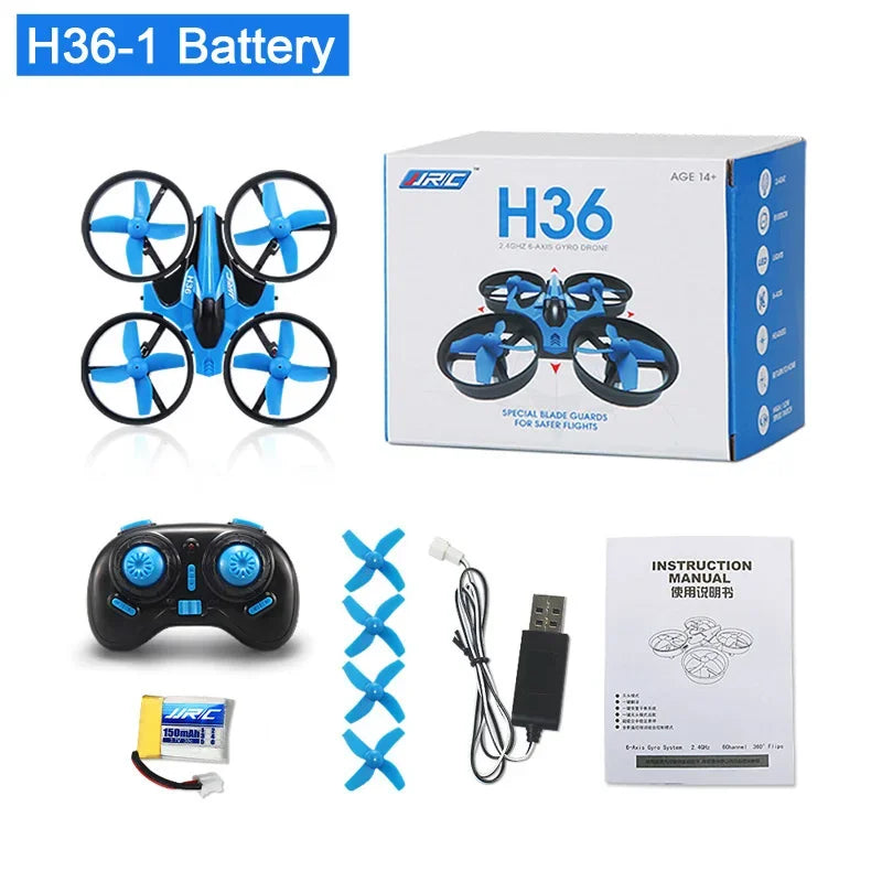 H36 Mini Rc Drone 4Ch 6-Axis Headless Mode Helicopter 360° Flip Remote Control Quadcopter Toy Mini Drone for Kids