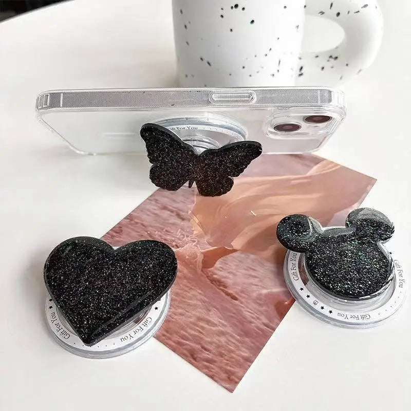 INS Cool Heart Butterfly Magnetic Griptok Bracket for Magsafe Phone Holder  Accessories Folding Holder Stand Socket