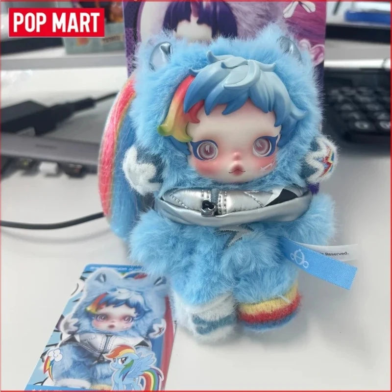 Genuine  SKULLPANDA X My Little Pony Horse Have a Good Run Series Plush Doll Pendant Mystery Box Genuine Blind Box Toys
