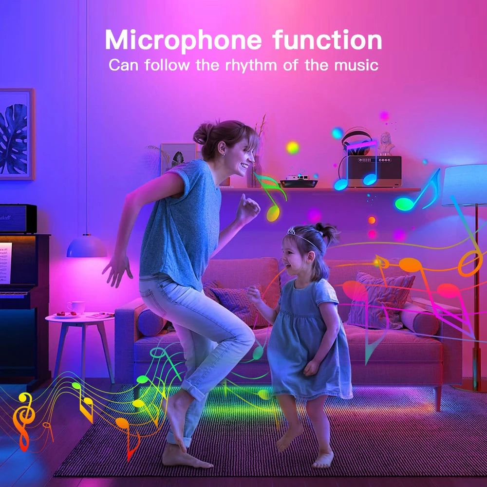 WLED Smart WIFI RGBIC LED Strip Light Waterproof Outdoor RGB Lamp Music Sync APP Control for Alexa Google Home 10 15 20 30 40 M