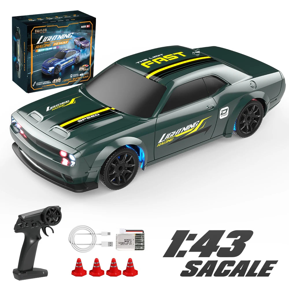 1:43 4WD RC Drift Car 2.4G High Speed Four Wheel Drive Remote Control Mini Racing Car Models for Boys Gifts