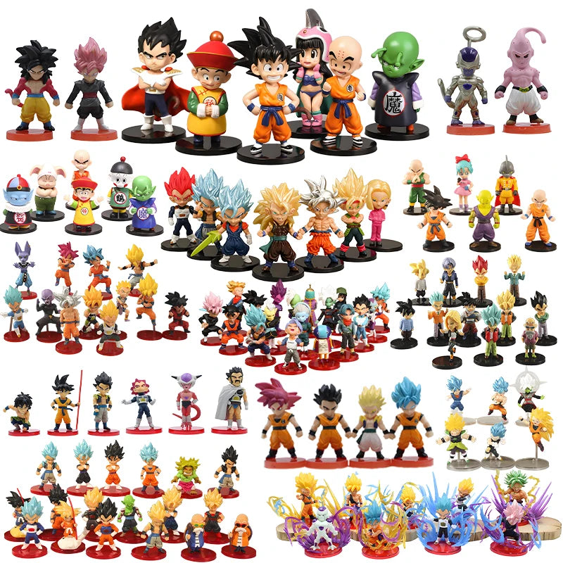 5-30Cm Dragon Ball Action Figure Mystery Box Son Goku Vegeta Trunks Frieza Anime Model Collection Periphery Toys for Kids Gift
