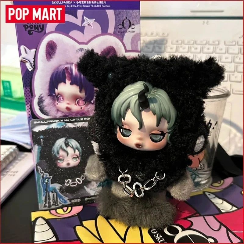 Genuine  SKULLPANDA X My Little Pony Horse Have a Good Run Series Plush Doll Pendant Mystery Box Genuine Blind Box Toys