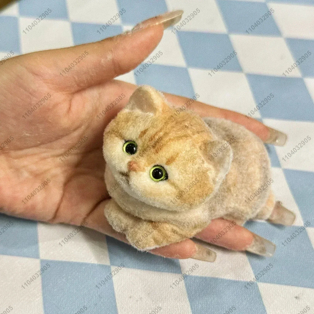 Kitty Taba Squishy Soft Cat Fidget Toy ASMR Cute Animal Squeeze Toy anti Stress Funny Toys for Children Christmas Party Gift
