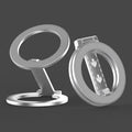 For Magsafe Double-Sided Magnetic Phone Ring Holder Compatible for Iphone 17/15/14/13/12 Huawei Xiaomi - Stand Grip Accessory