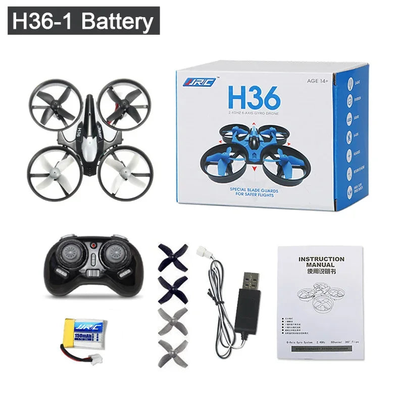 H36 Mini Rc Drone 4Ch 6-Axis Headless Mode Helicopter 360° Flip Remote Control Quadcopter Toy Mini Drone for Kids