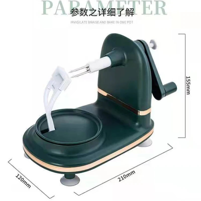Apple Peeler 3 in 1 Stainless Steel Core Slice Cutter Hand-Cranked Fruit Peeler Slicing Tools Kitchen Apple Slicer Corer Cutter