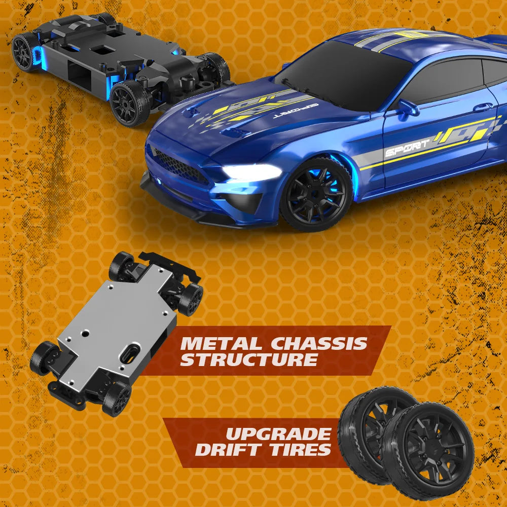 1:43 4WD RC Drift Car 2.4G High Speed Four Wheel Drive Remote Control Mini Racing Car Models for Boys Gifts