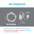 WLED Smart WIFI RGBIC LED Strip Light Waterproof Outdoor RGB Lamp Music Sync APP Control for Alexa Google Home 10 15 20 30 40 M