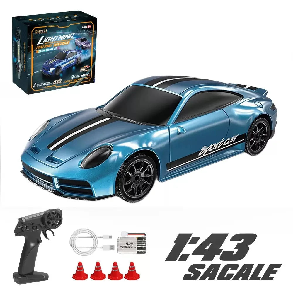 1:43 4WD RC Drift Car 2.4G High Speed Four Wheel Drive Remote Control Mini Racing Car Models for Boys Gifts